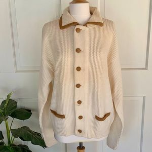 Vintage 100% Wool Cardigan